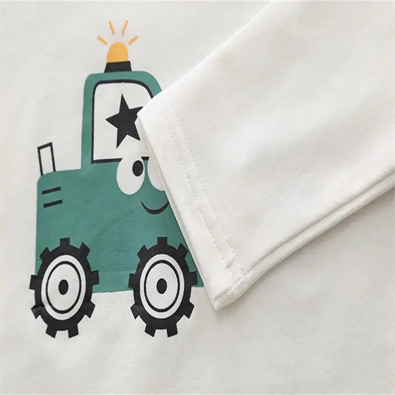 Boys Trendy Colorblock Shacket, Tee and Pants 3 Pcs Set