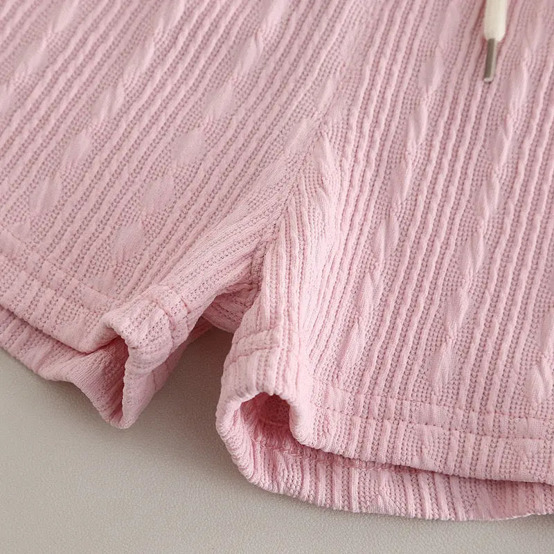 Girls Summer Pink Co-ord Set