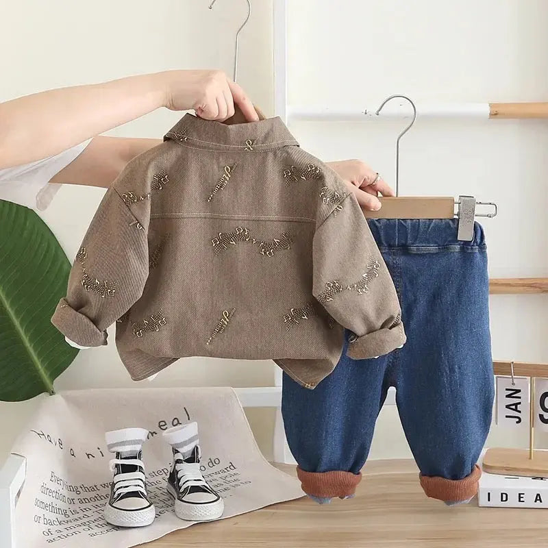 Boys Stylish 3-Piece Outfit Set