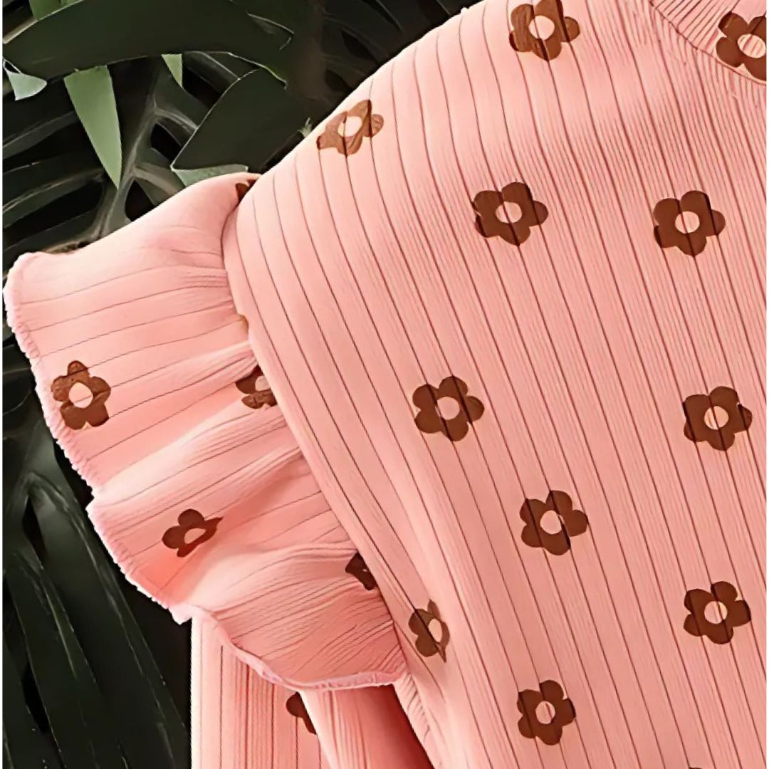 Little Lady Girls Peach Blossom Top