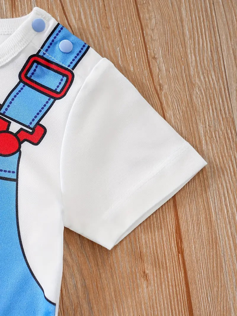 Pocket Bear Little Baby Boys Girls Romper