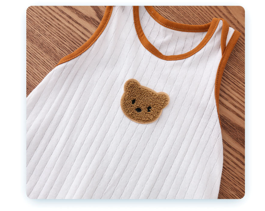 Sleeveless Bear Romper