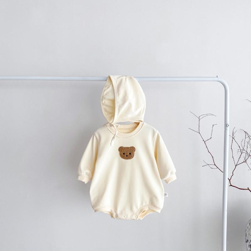 Little Baby Bear Romper with Hat