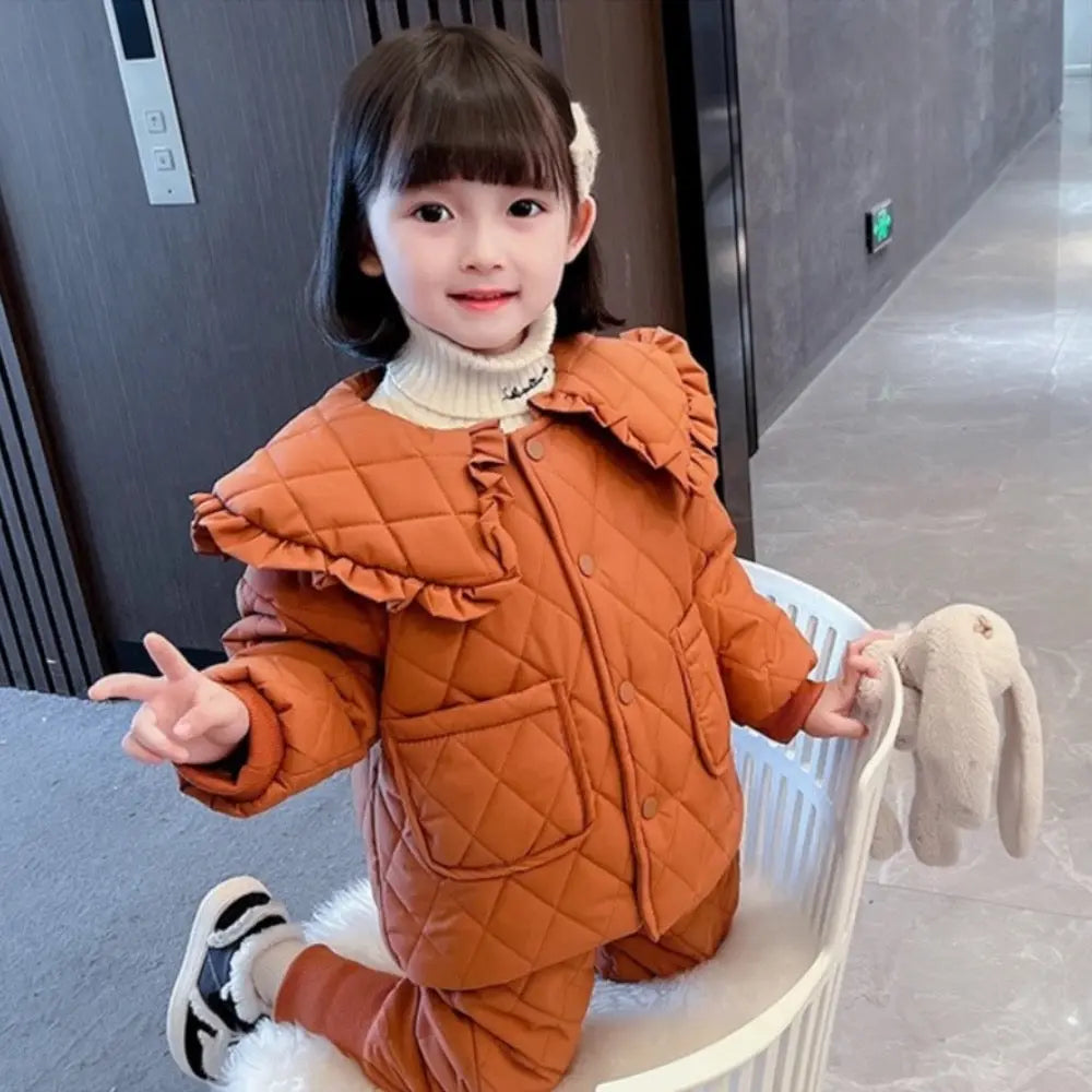 Girls Cozy Quilted Co-ord Set