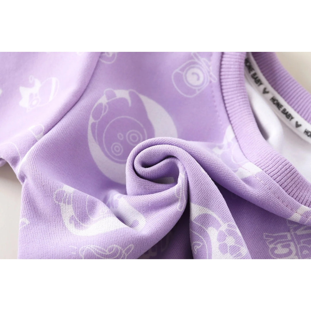 Little Duckling Girls and Boys Lavender T-shirt