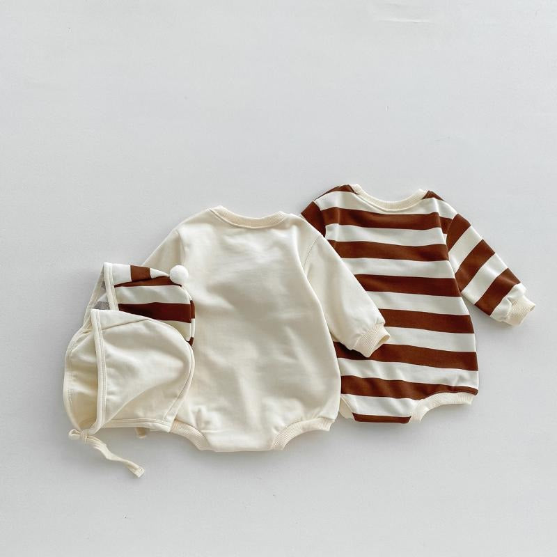 Little Baby Bear Romper with Hat