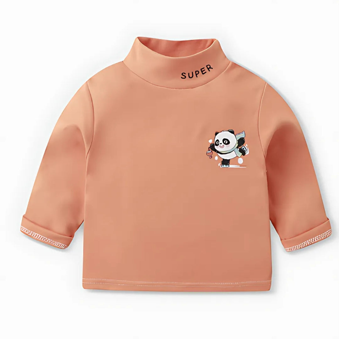 Super Panda Neck Baby Boys T-shirt