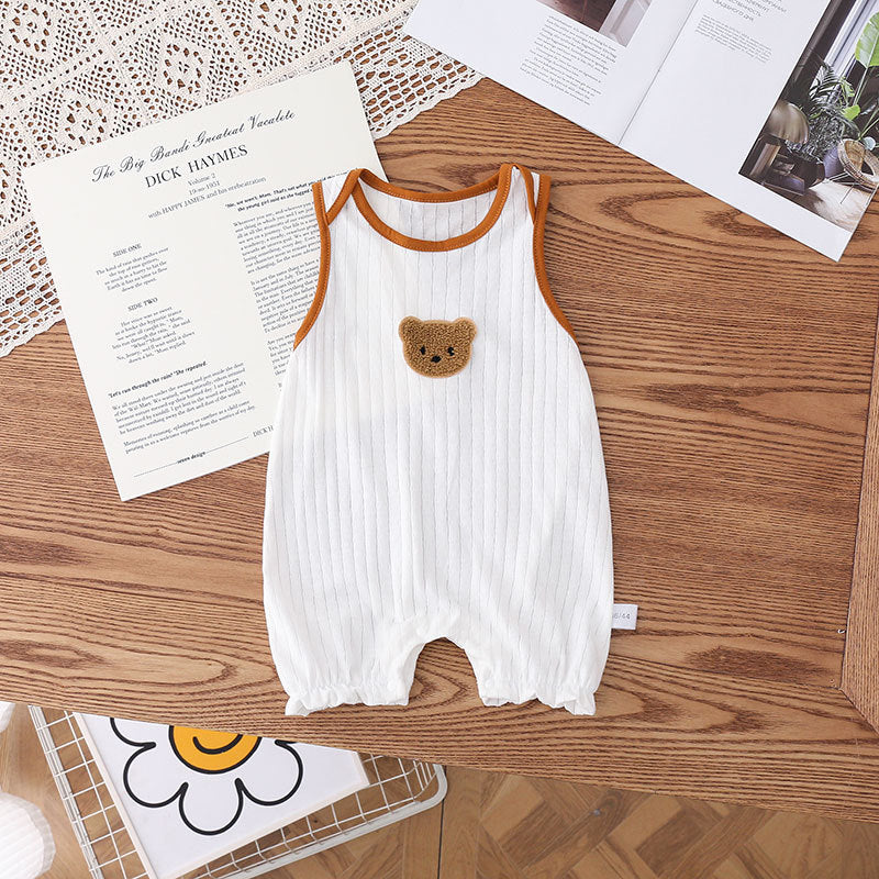 Sleeveless Bear Romper