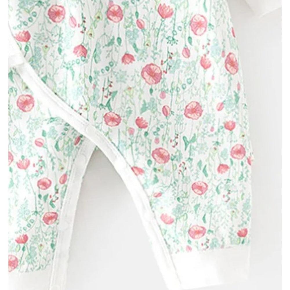 Aisha Floral Baby Girls Romper