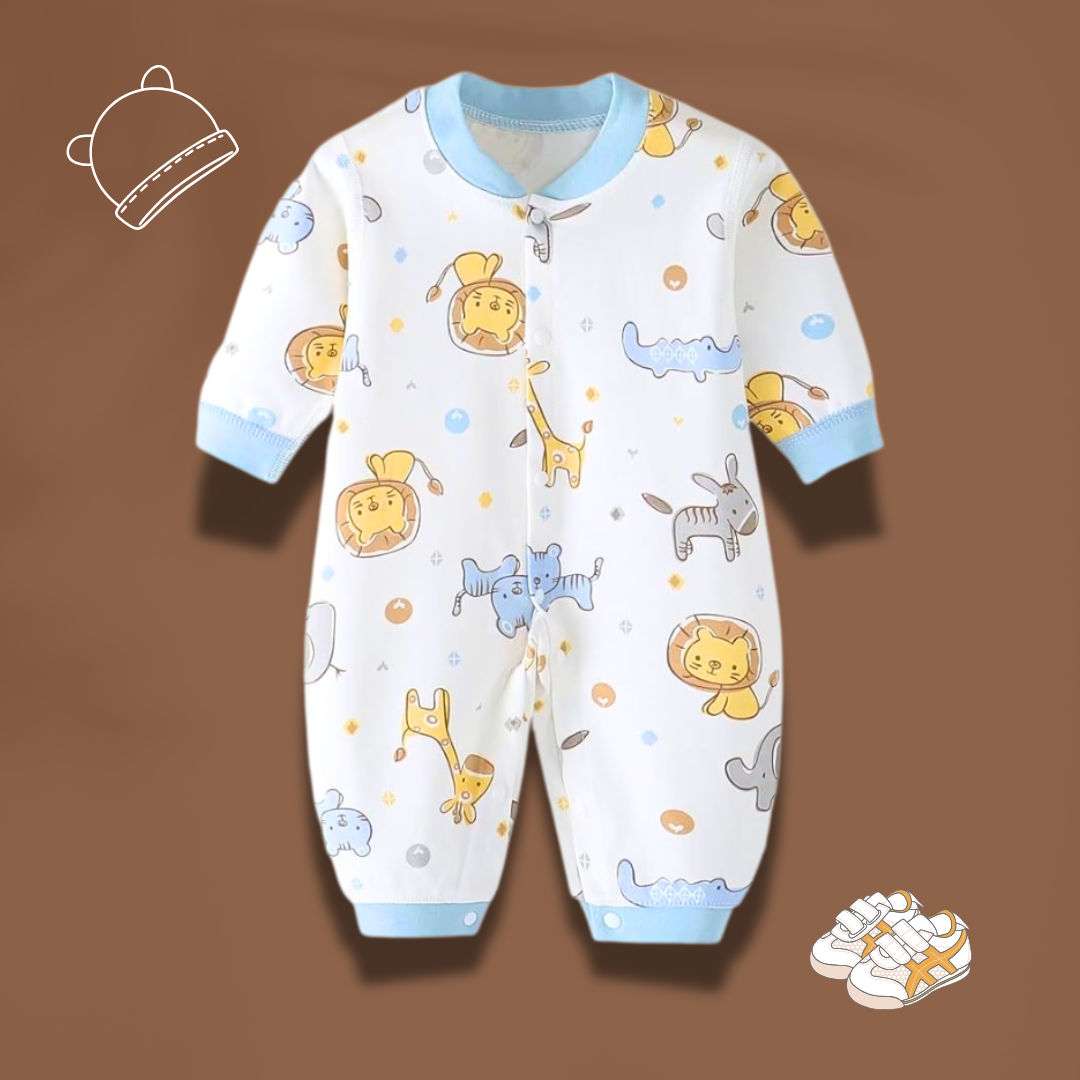 Animal Love Baby Boys and Girls Romper
