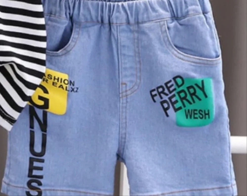 Animated 3D Duck Boys Two-Piece Set