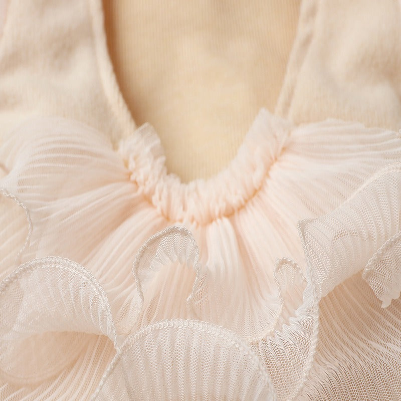 Aria Lace Photoshoot Baby Romper Set with Headband