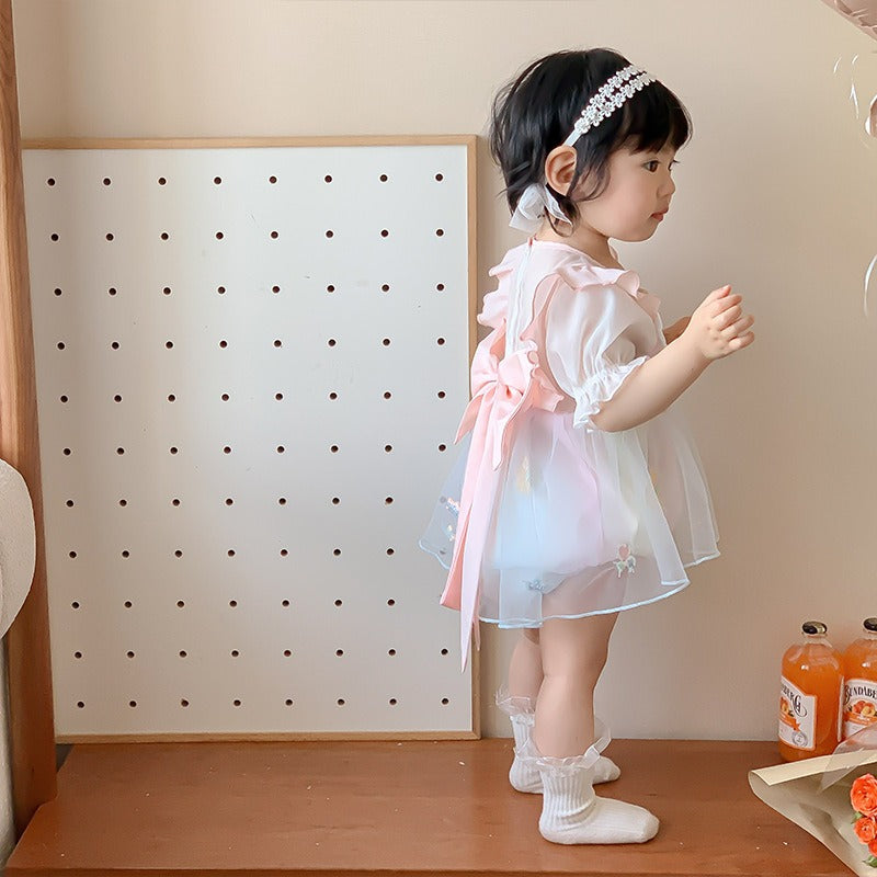 Elsa Disney Princess Baby Girls Romper Dress