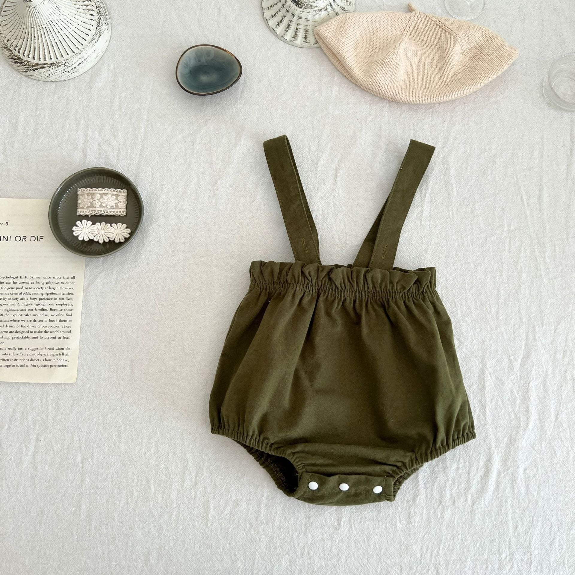 Bella Two Piece Baby Girls Romper Set