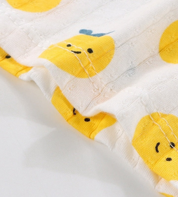 Bright Fruit Sleeveless Top and Shorts Girls Set