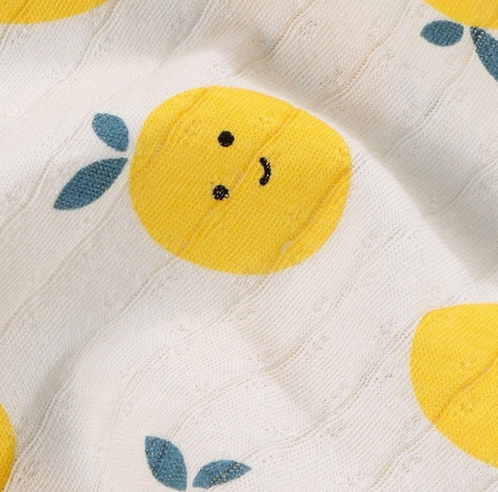 Bright Fruit Sleeveless Top and Shorts Girls Set