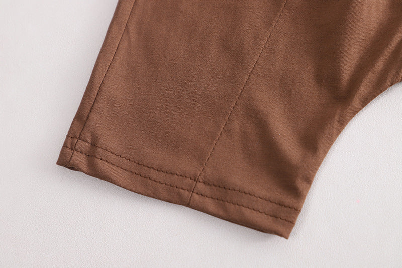 Brown Vest Style Boys Set