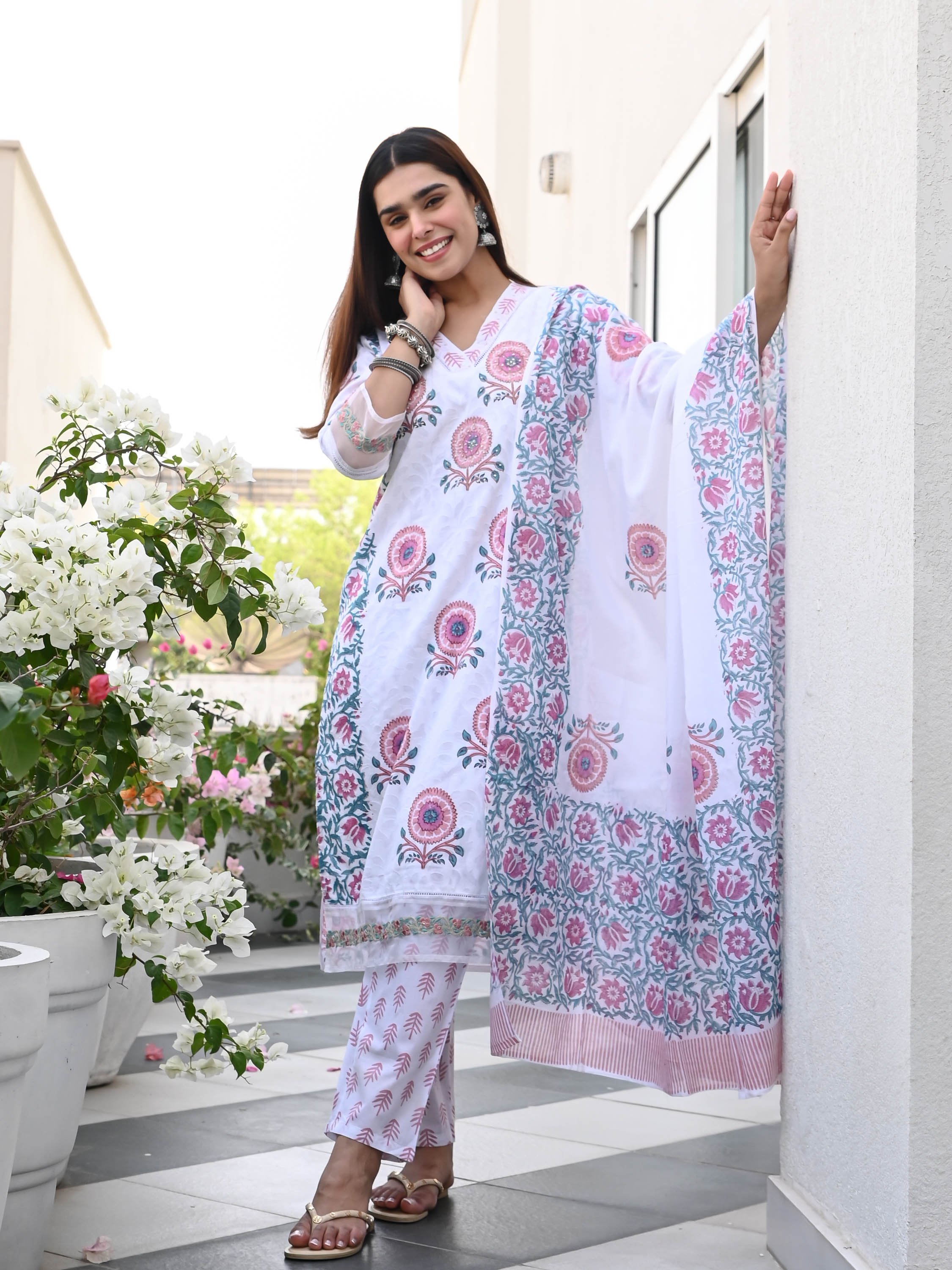 Bunaai Pia Cotton Suit Set