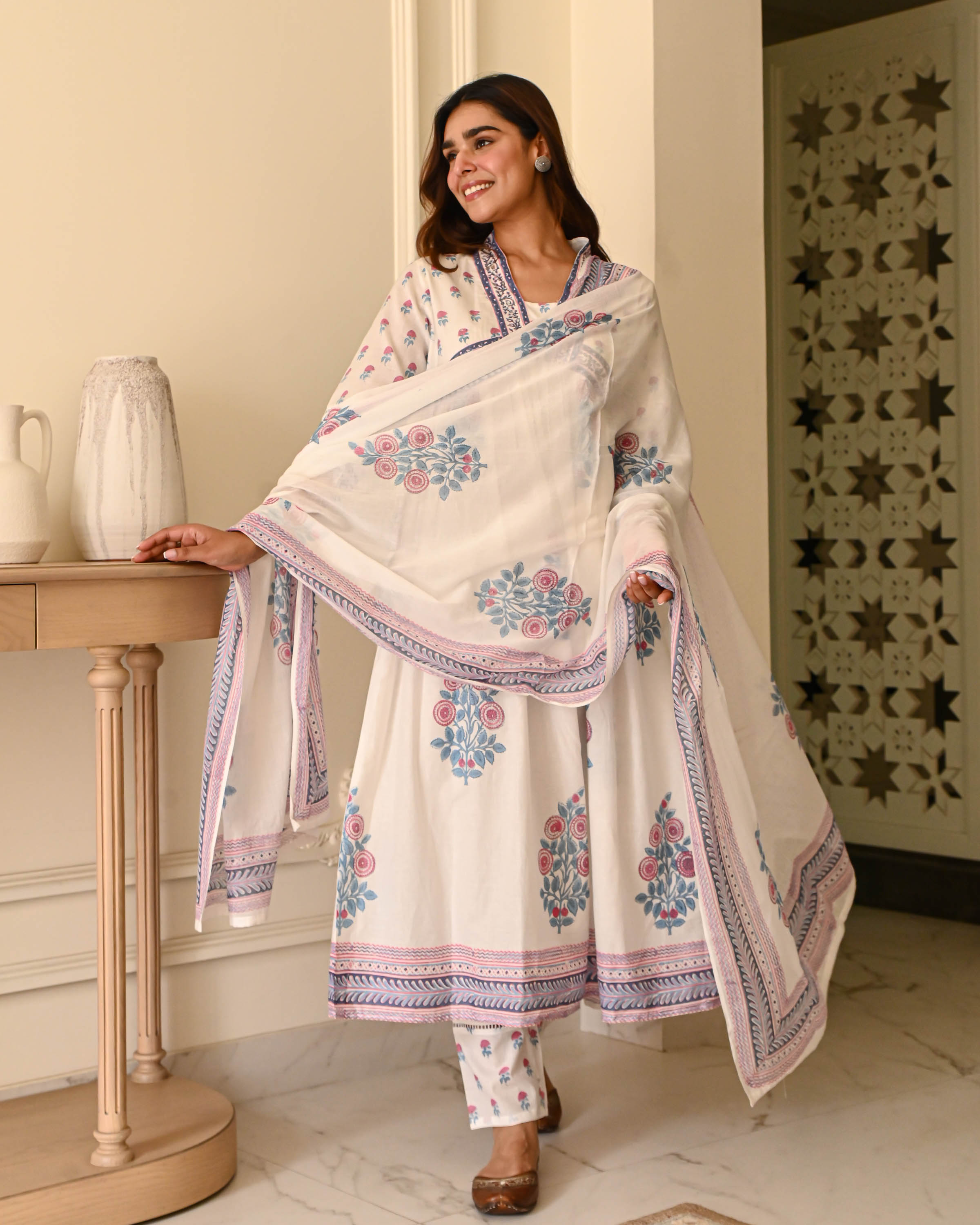 Bunaai Saanjh Cotton Suit Set