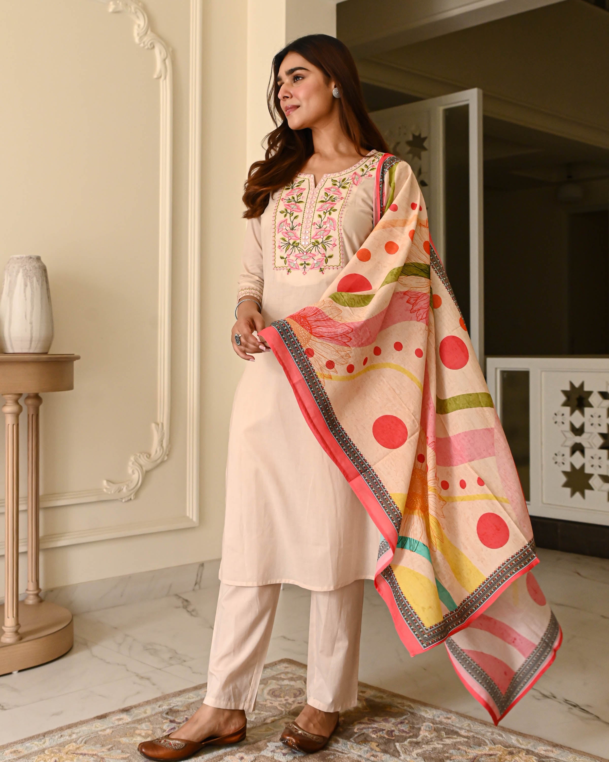 Bunaai Jheel Cotton Suit Set