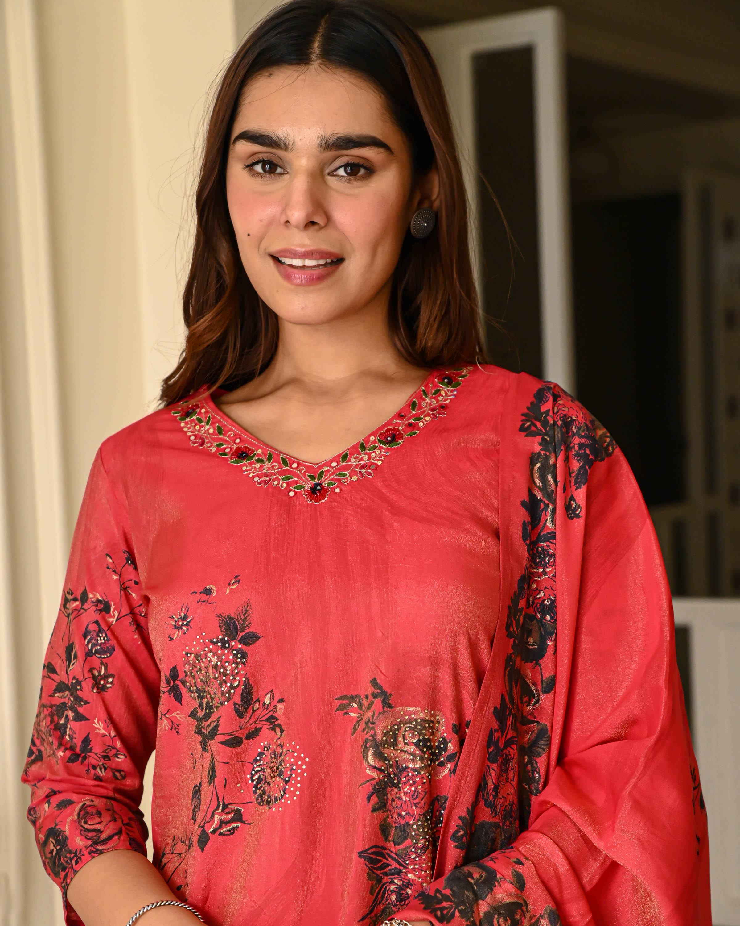 Bunaai Titli Cotton Suit Set