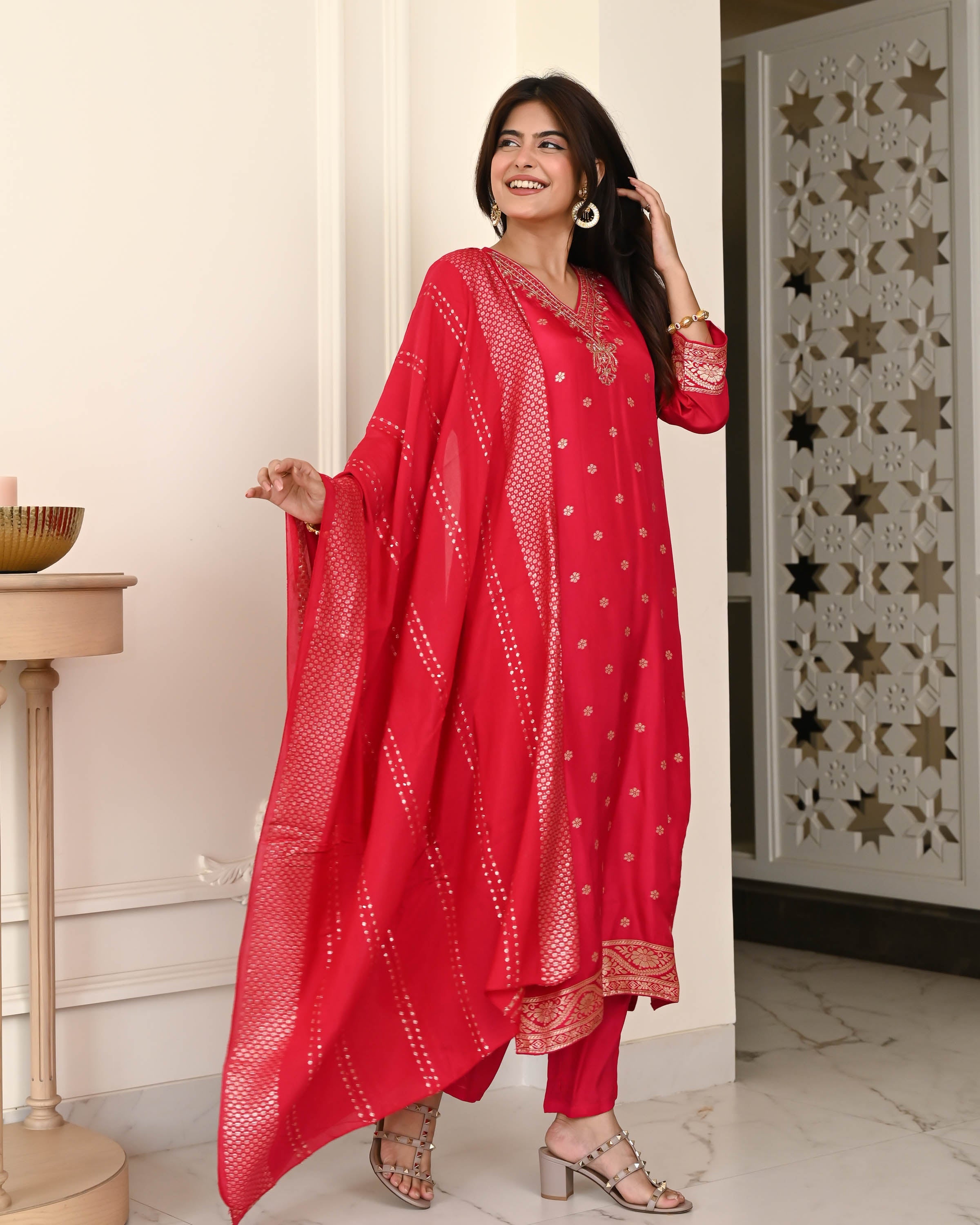 Zinnia Pink Suit Set