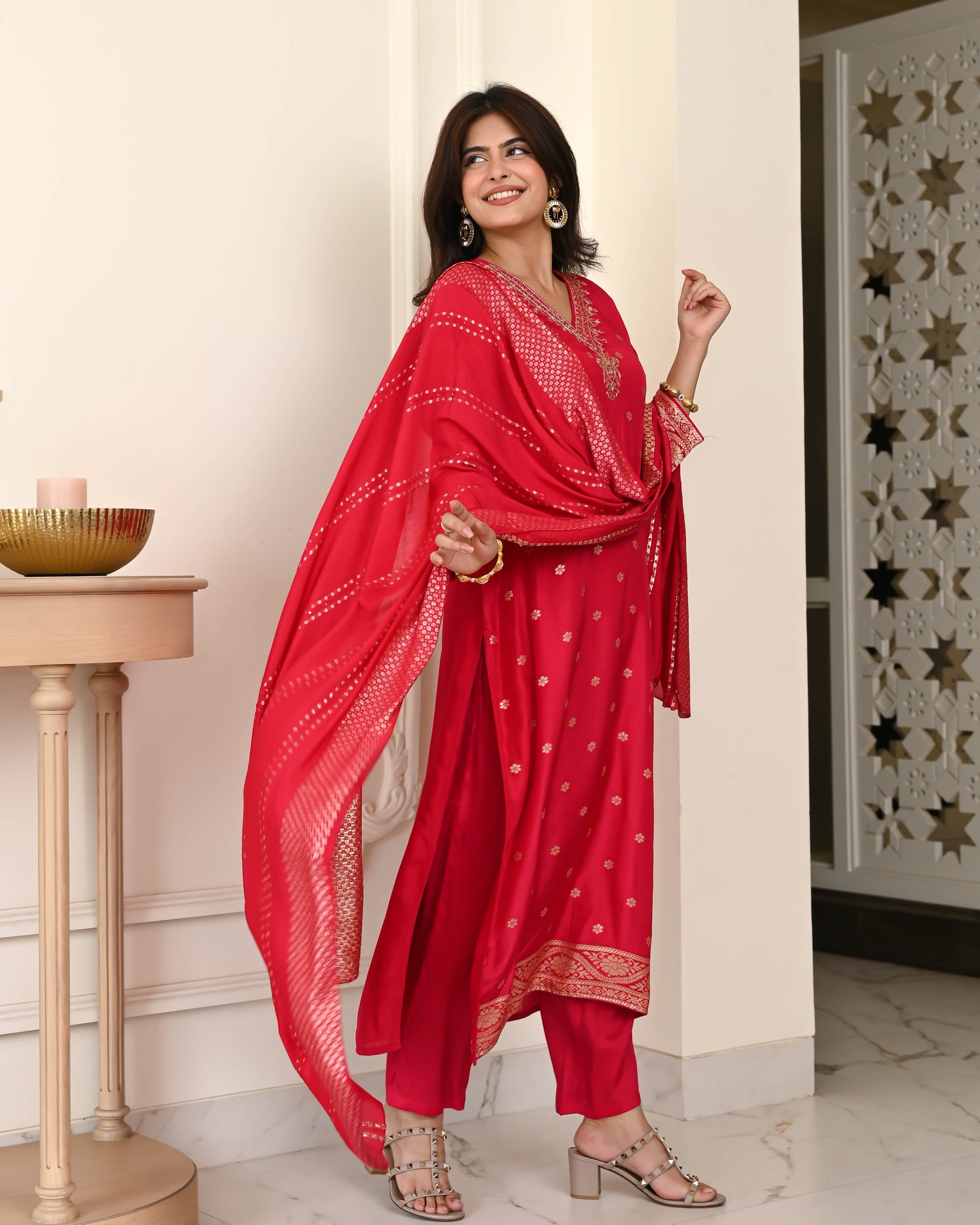 Zinnia Pink Suit Set