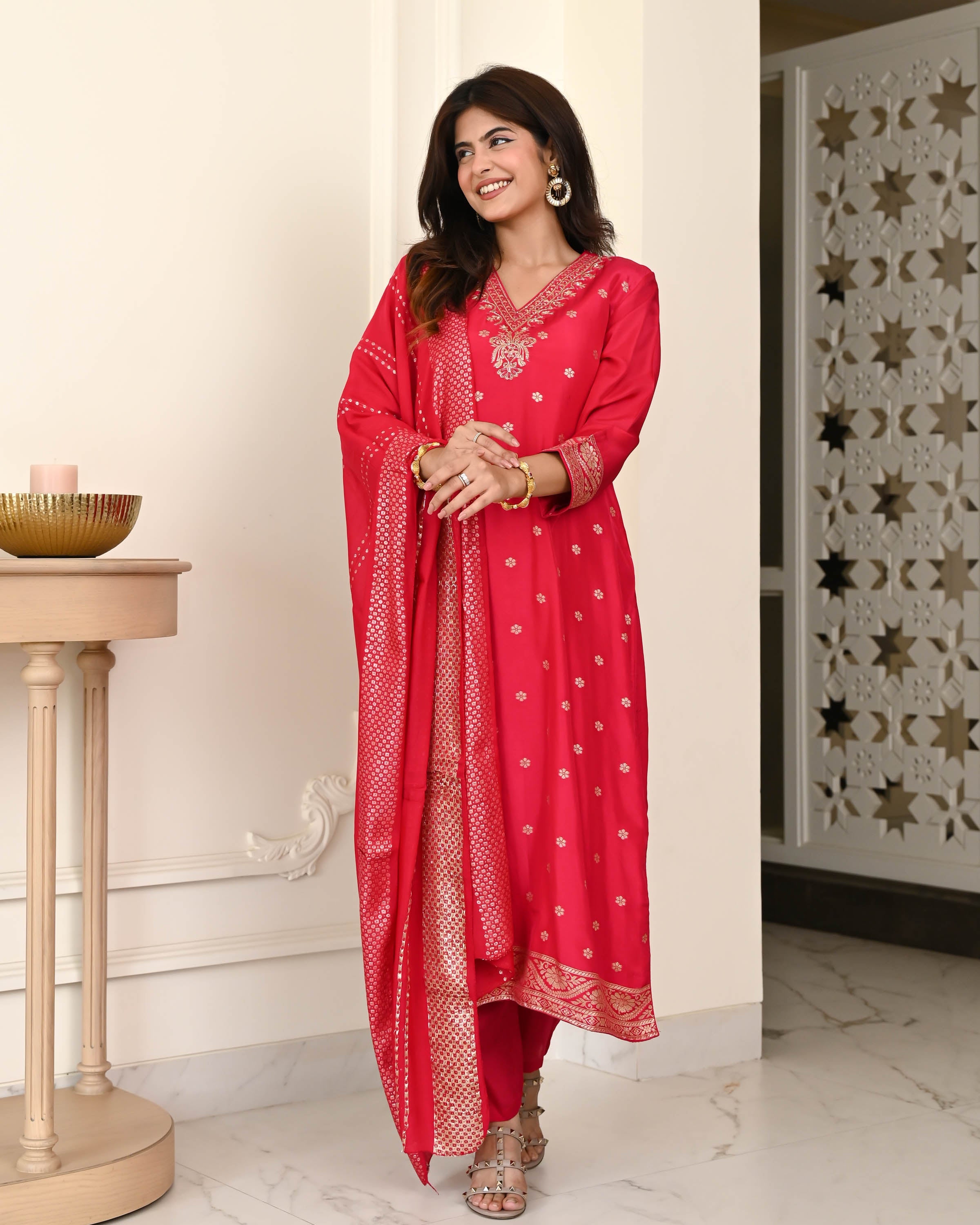 Zinnia Pink Suit Set