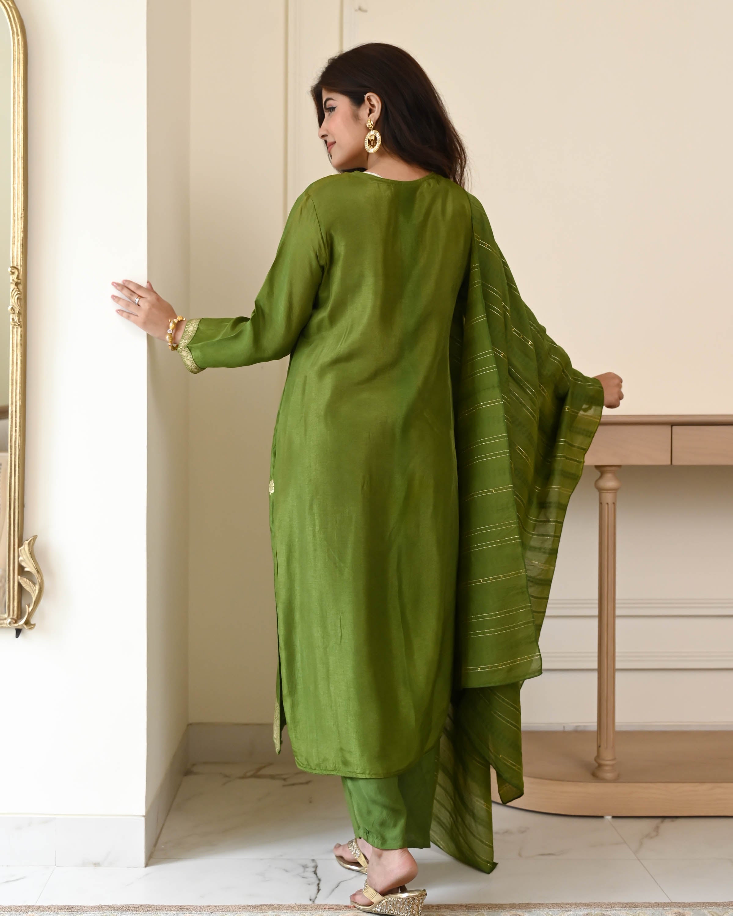 Vasant Embroidered Suit Set