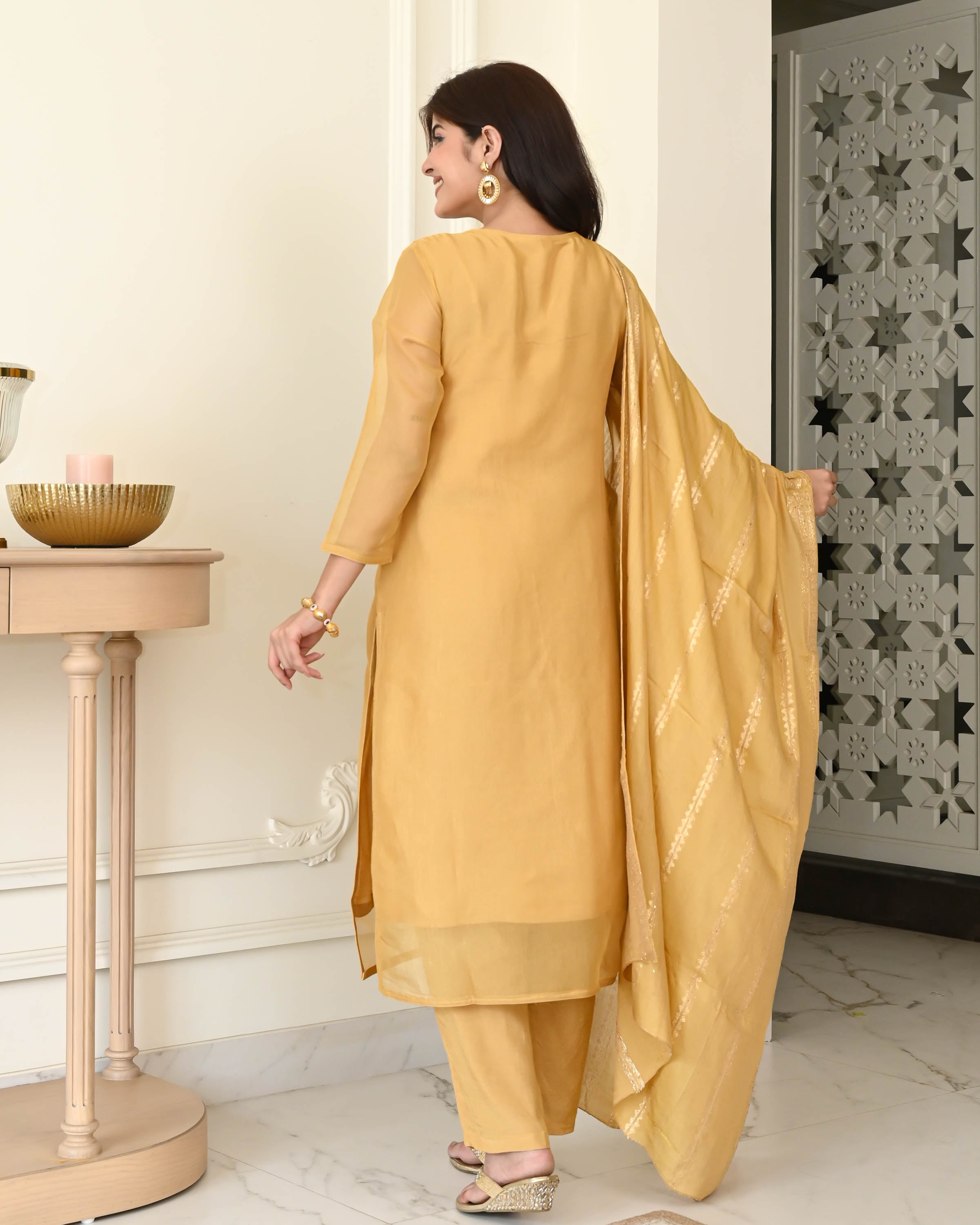 Mogra Embroidered Suit Set