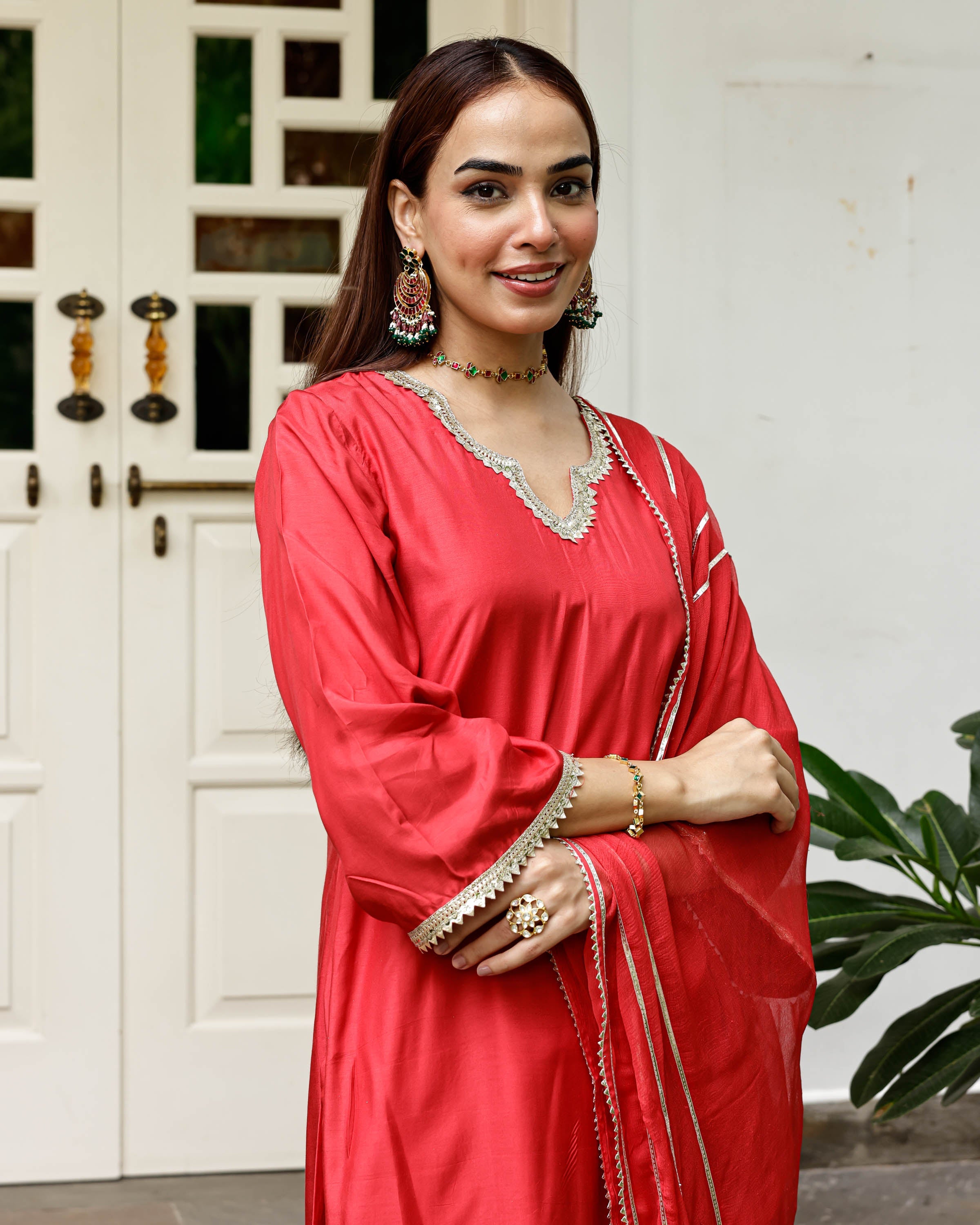 Chameli Embroidered Suit Set