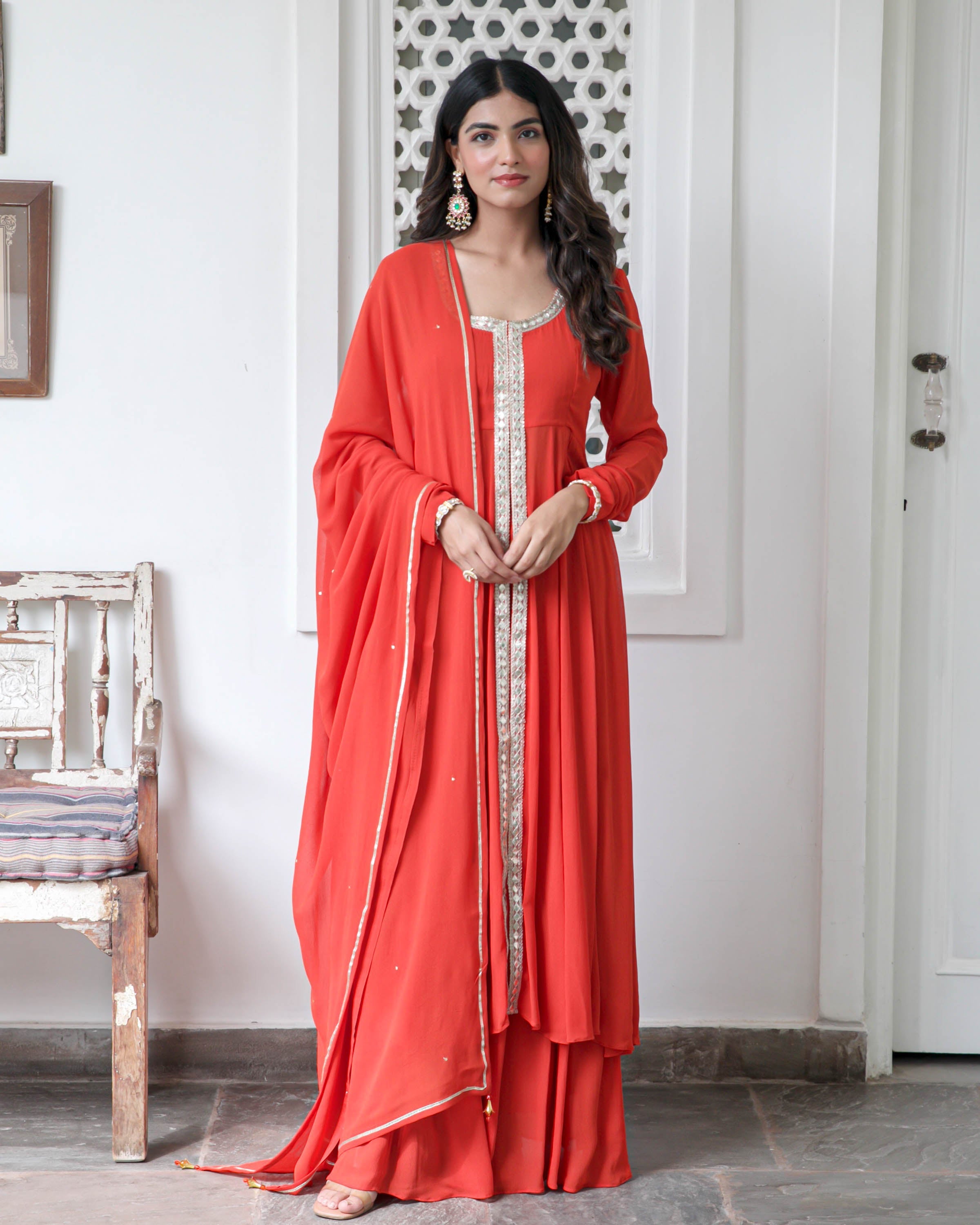 Gulab Georgette Suit Set