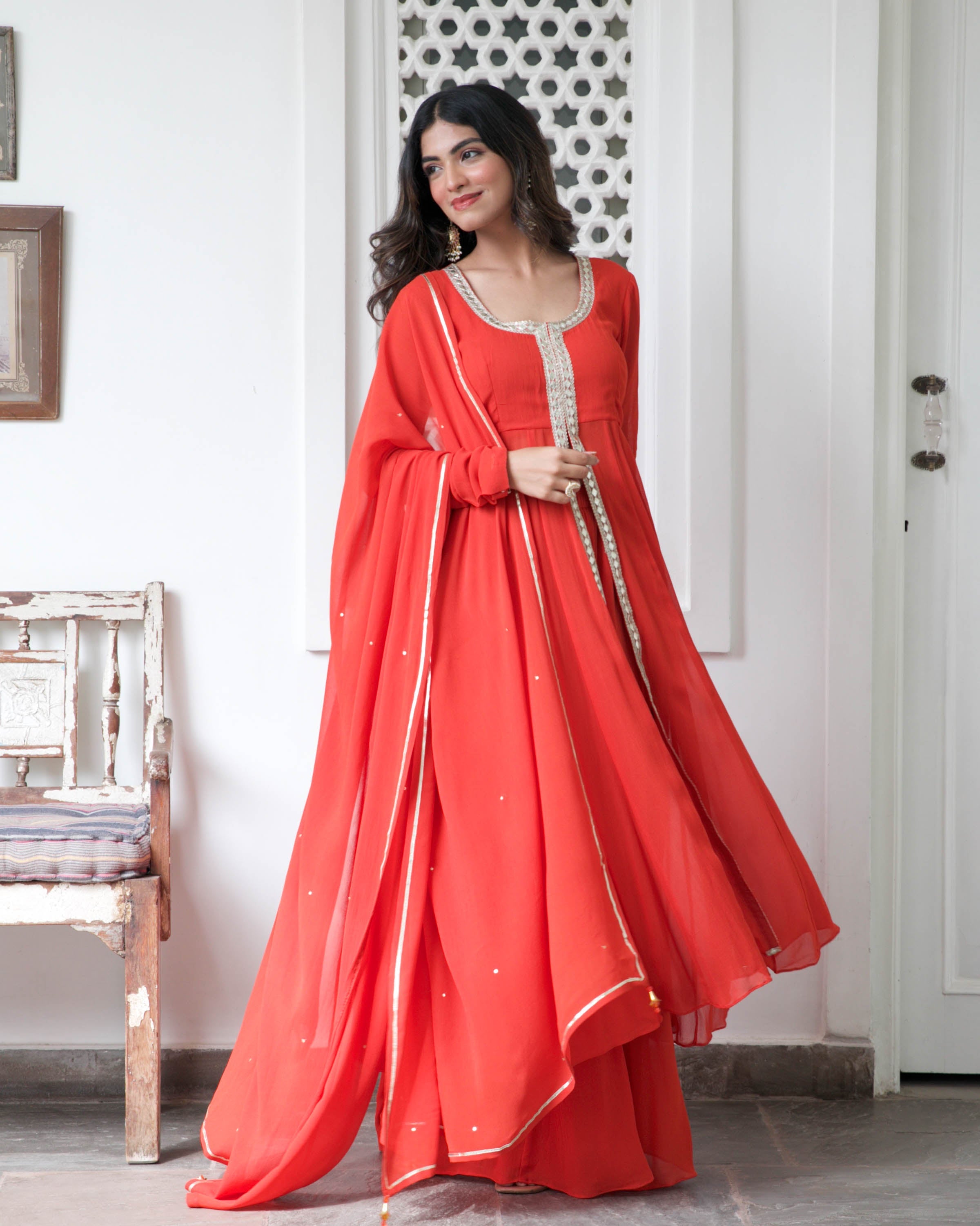 Gulab Georgette Suit Set