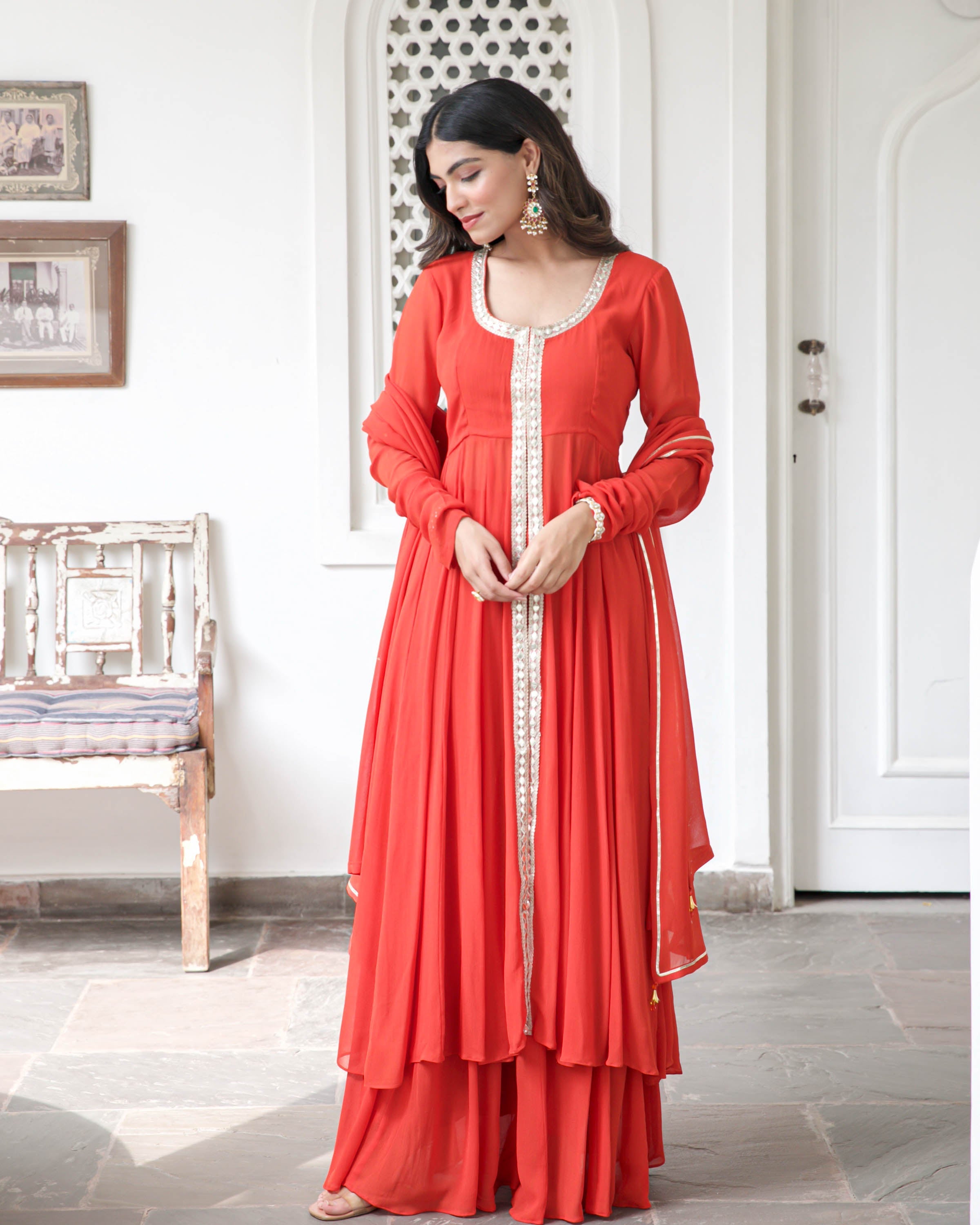 Gulab Georgette Suit Set