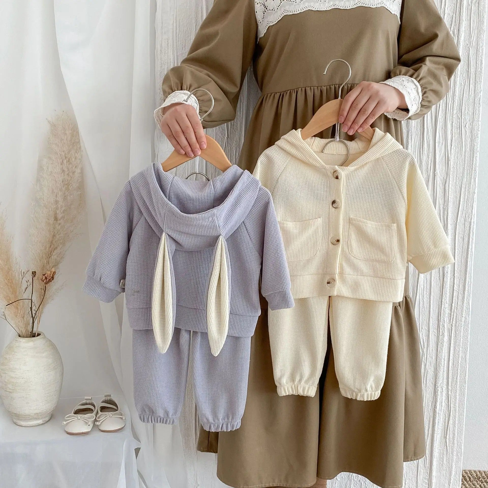 Bunny Hood Boys and Girls Two Piece Co-ord Set