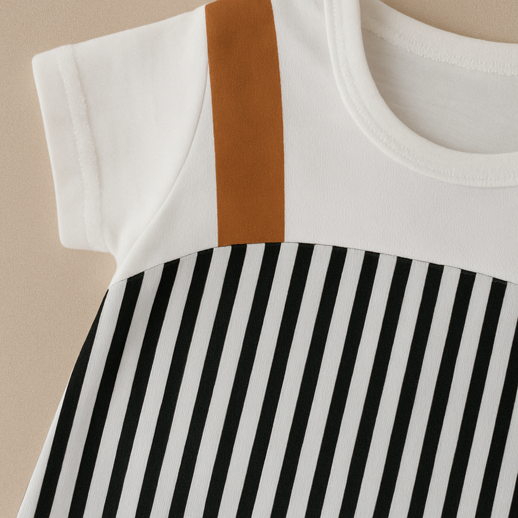 Classic Stripes Baby Boys Girls Romper