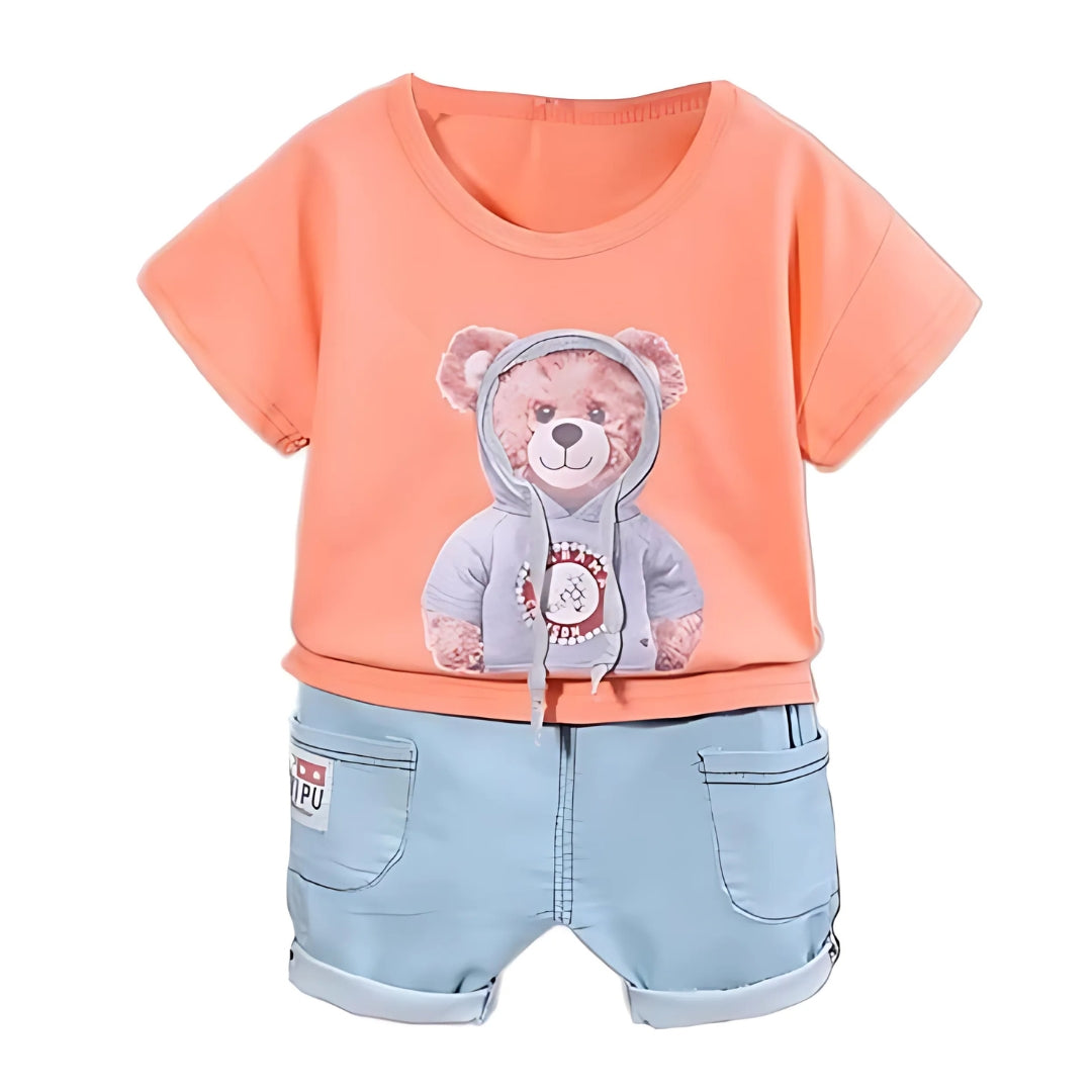 Cool Teddy Boys Tshirt and Bottom Set