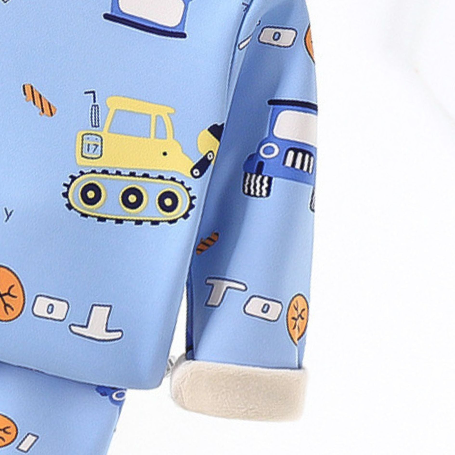 Cozy Vehicles Printed Boys Loungewear Set
