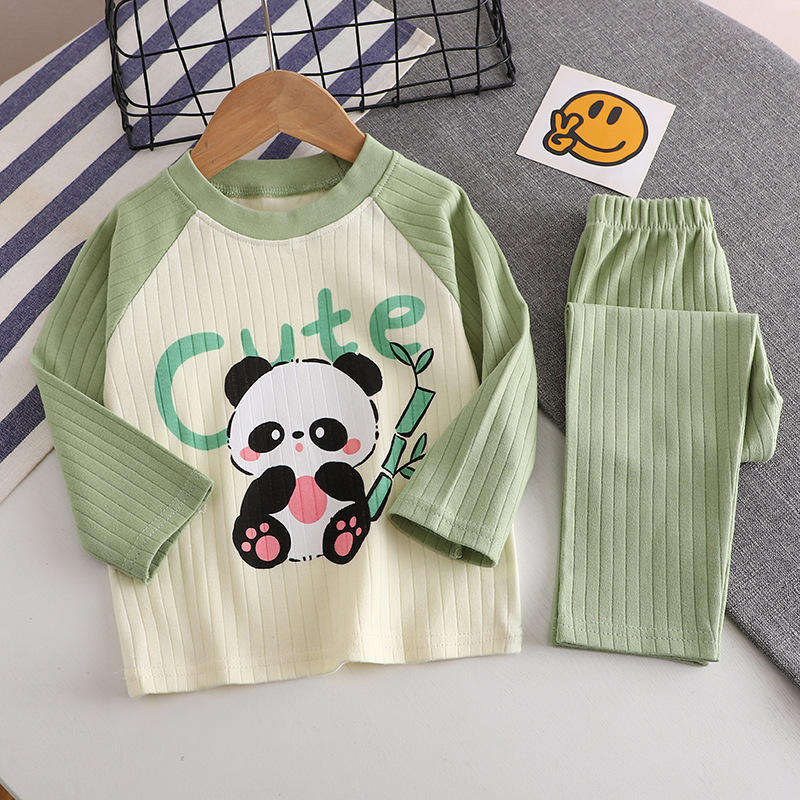 Cute Panda Baby Girls Pyjama Set