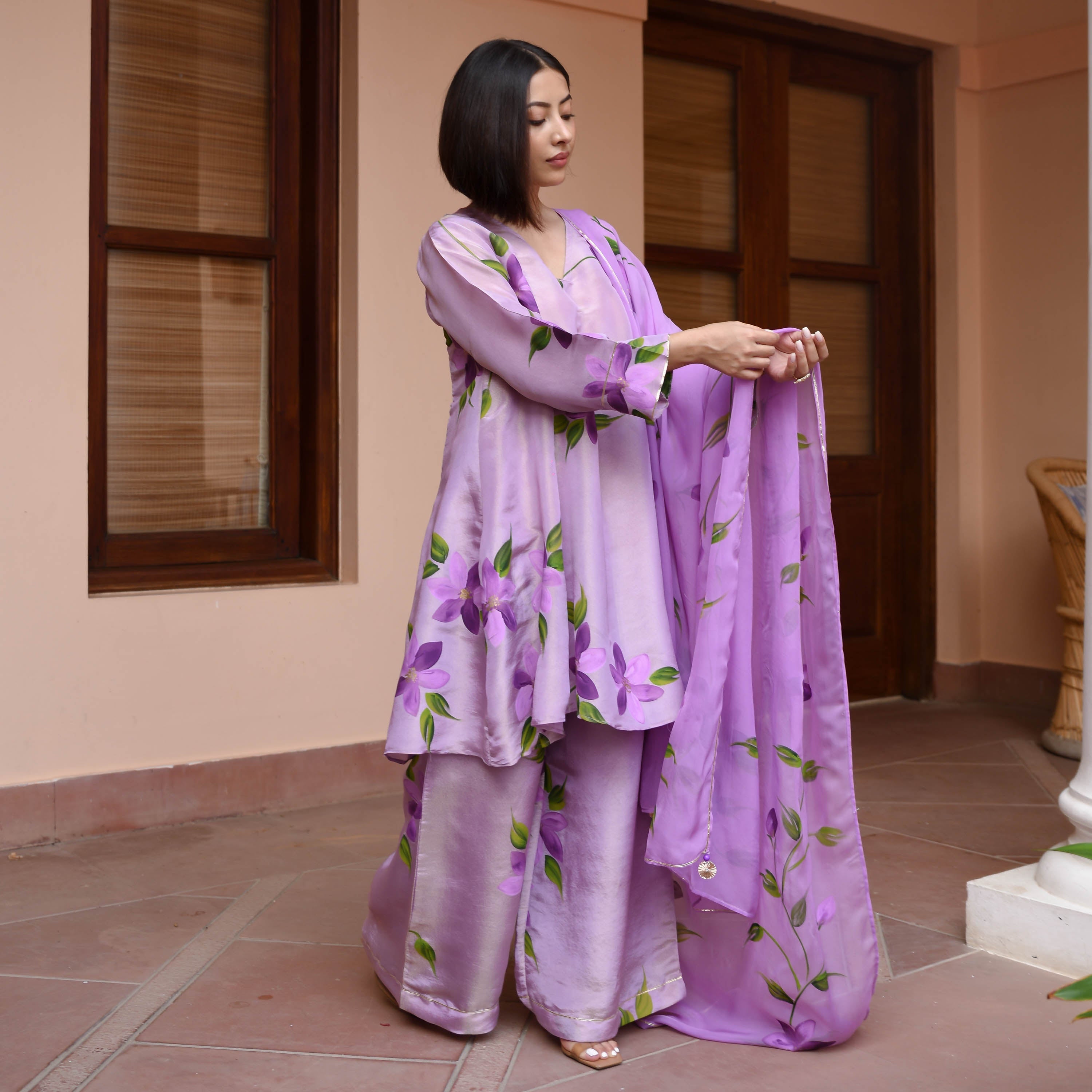 Aanya Tissue Silk Suit set