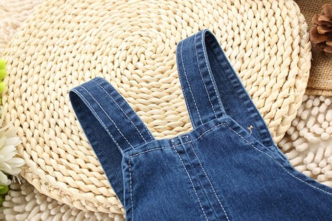 Denim Cute 3D Dog Boys and Girls Jumpsuit