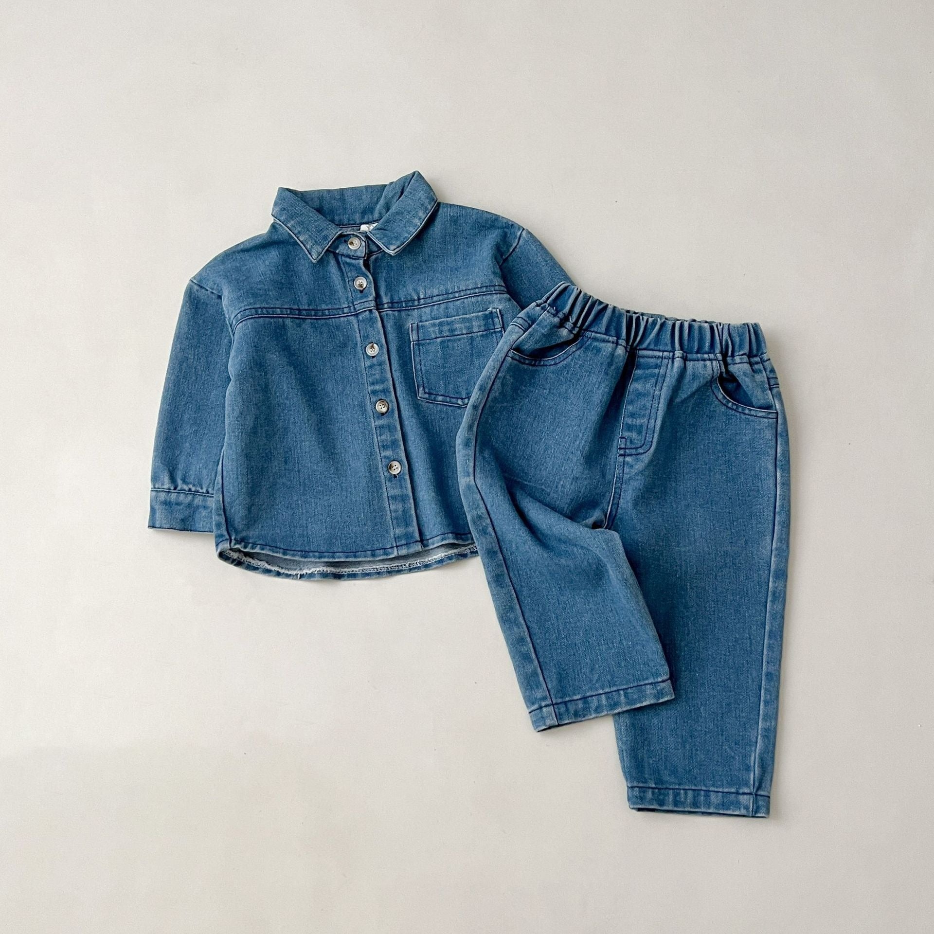 Denim on Denim Boys and Girls Classy Co-ord Set