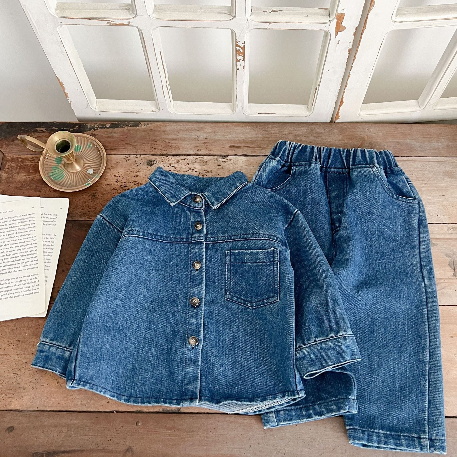 Denim on Denim Boys and Girls Classy Co-ord Set