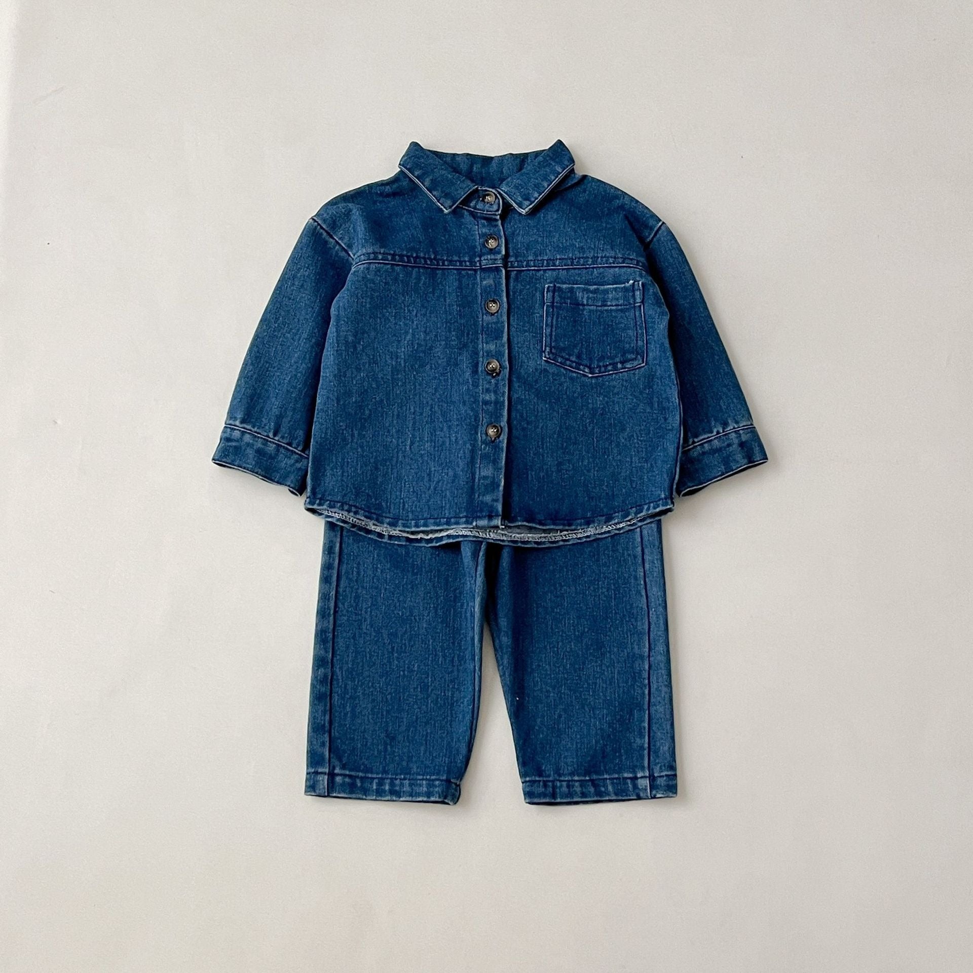 Denim on Denim Boys and Girls Classy Co-ord Set