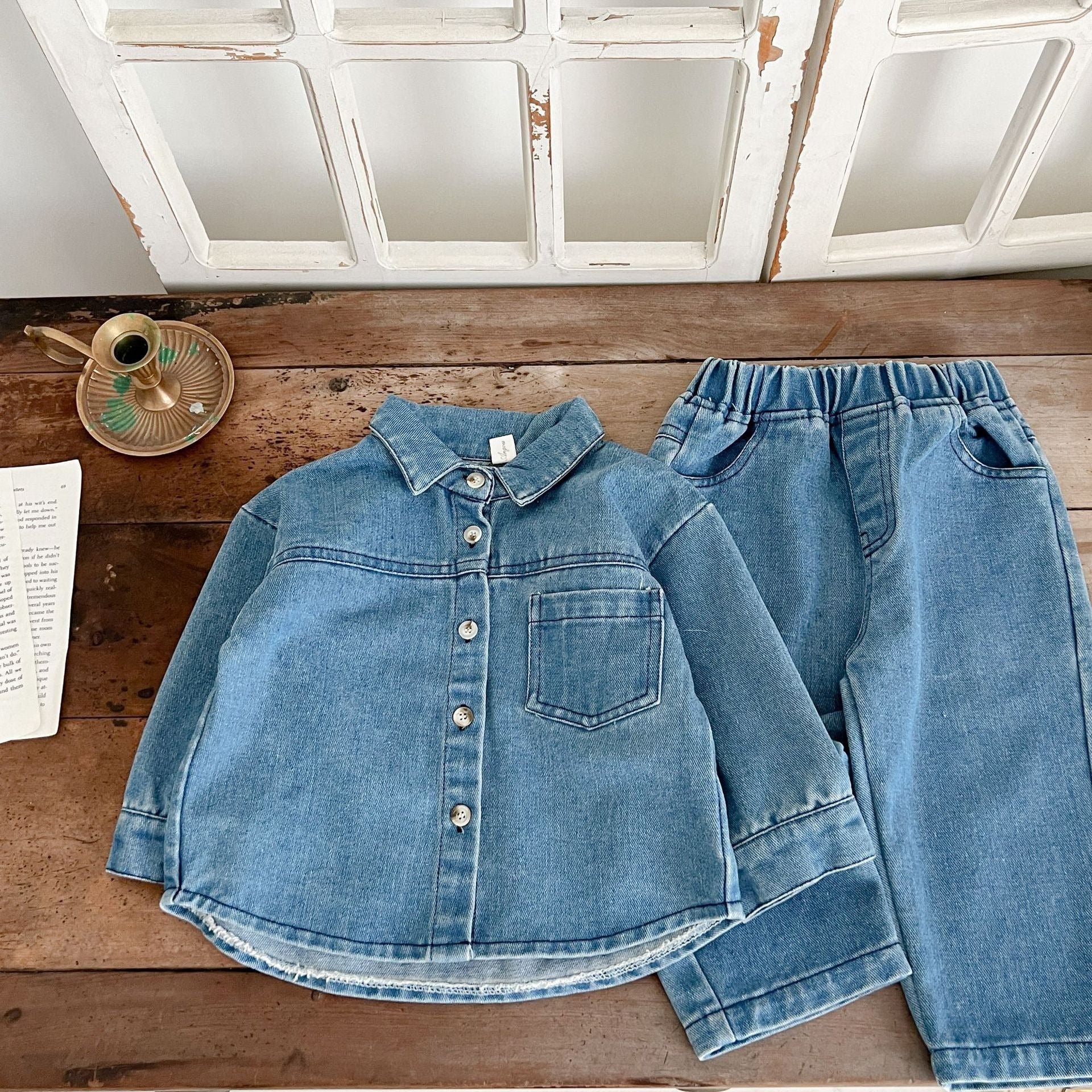 Denim on Denim Boys and Girls Classy Co-ord Set