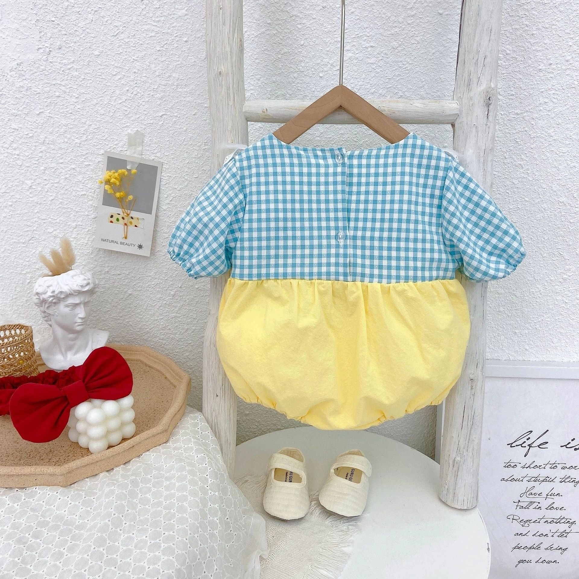 Disney Snow White Baby Girls Romper with Headband