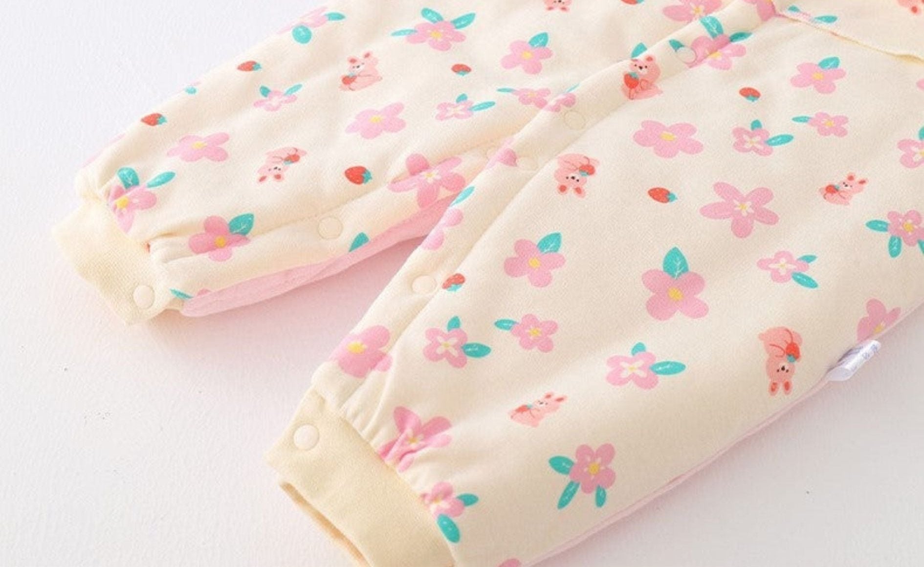 Emma Floral Baby Girls Romper