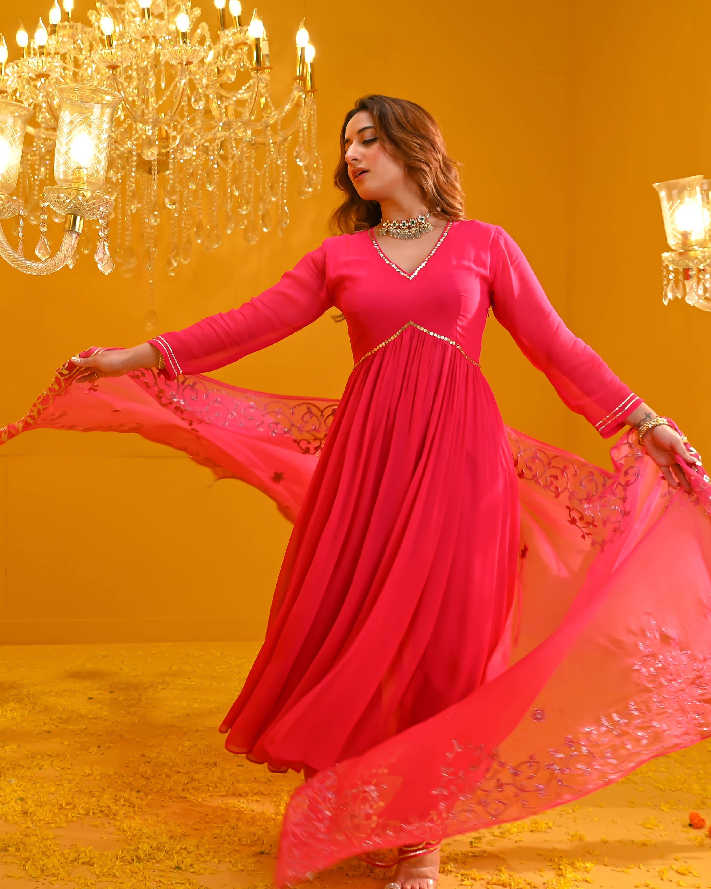 Divya Georgette Suit Set