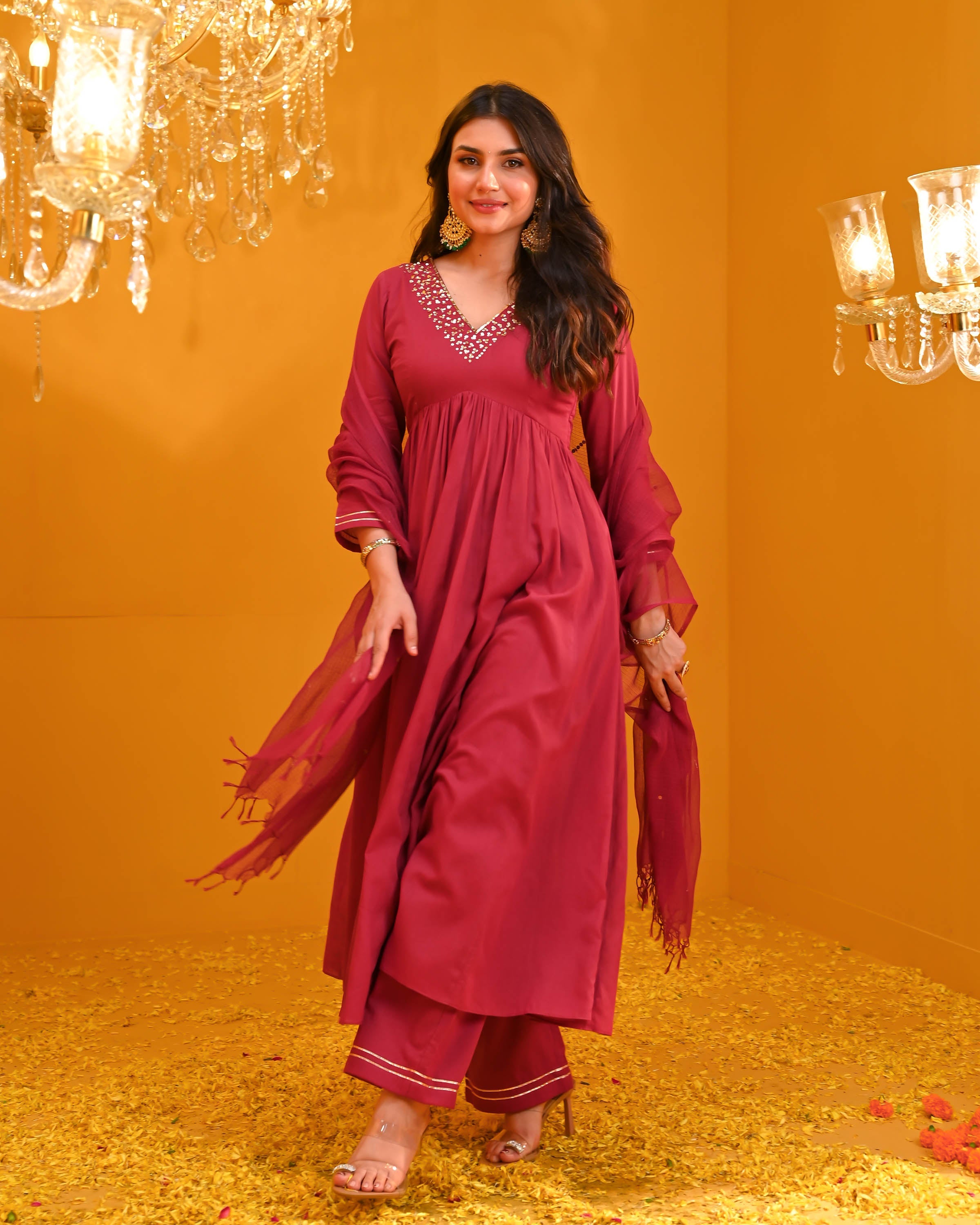 Siya Cotton Suit Set