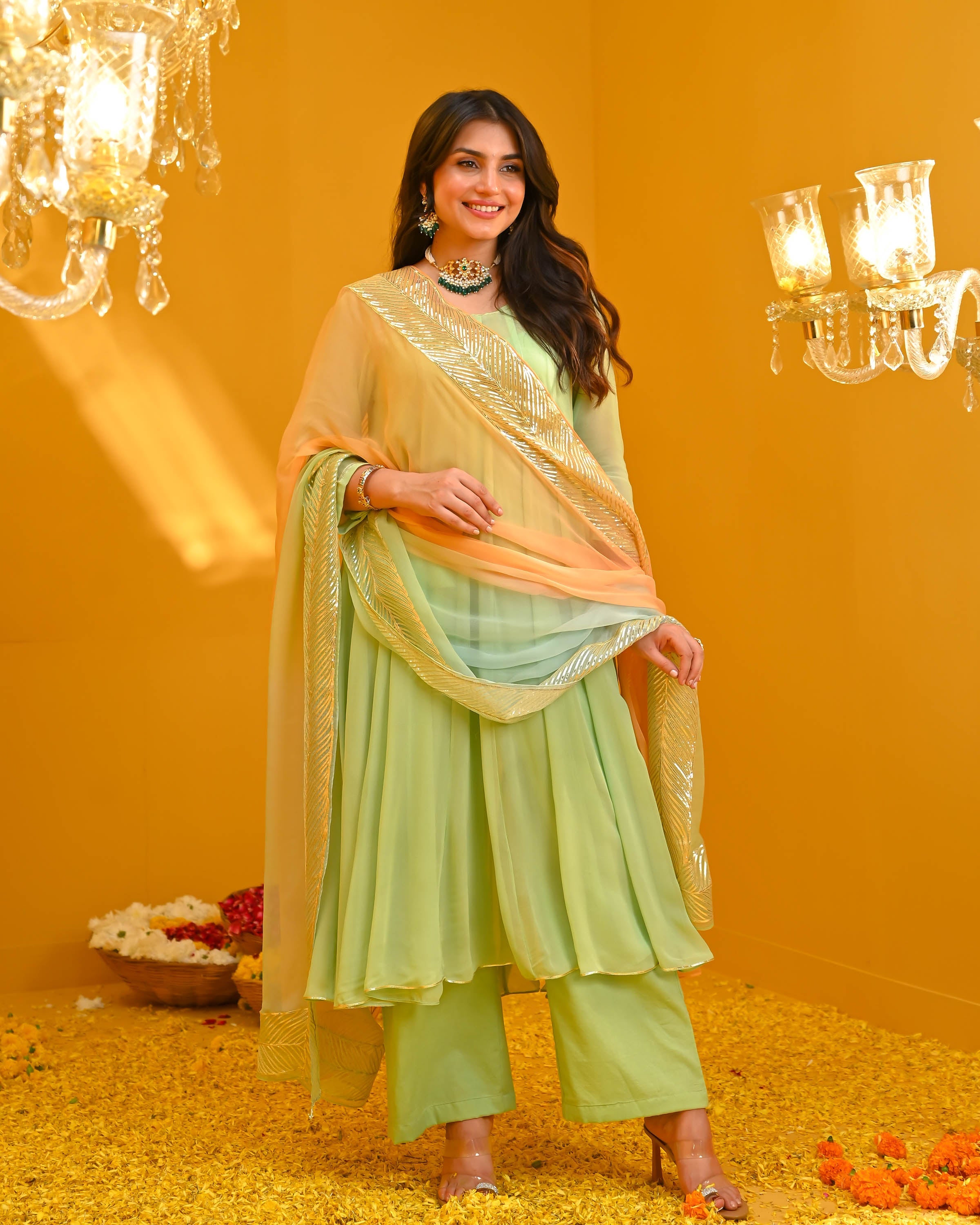 Ira Georgette Suit Set